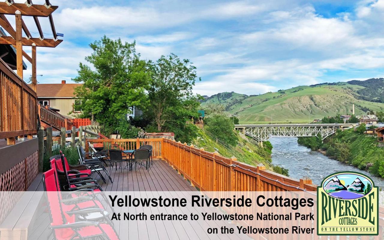 Yellowstone Riverside Cottages Gardiner Bagian luar foto